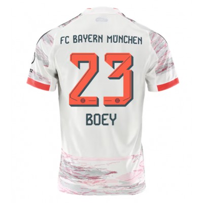 Bayern Munich Sacha Boey #23 Auswärtstrikot 2025-26 Kurzarm Bayern Munich Sacha Boey #23 Auswärtstrikot 2025-26 Kurzarm